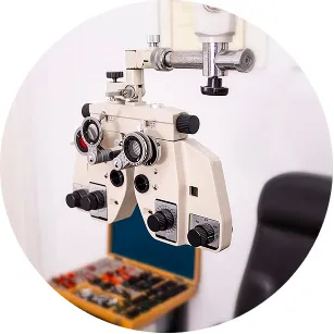 Phoropter used to measure a patient’s prescription